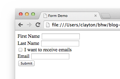 AngularJS form