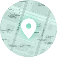 Pin showing the location of BHW's Austin office.