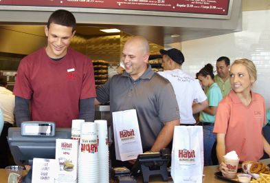 Photograph of Habit employees.