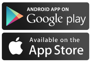 Available on the app store and on Google Play