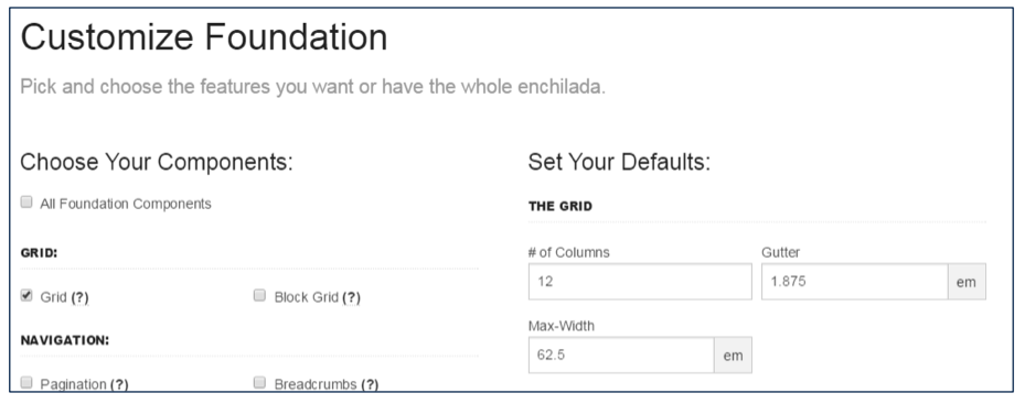 Foundation 2 - a Responsive Design library