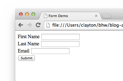 AngularJS form